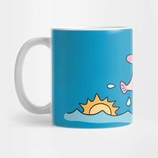 Blobfish Jump Mug